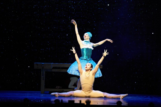 Jayne Smeulders & Andre Santos in Pinocchio. Photo Jon Green.